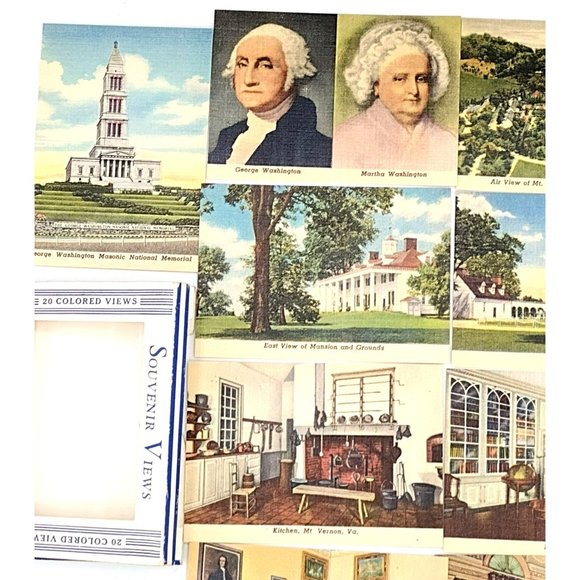 Washington D.C Mount Vernon Book of Souvenir Views Vintage Travel Souvenir - Picture 8 of 13
